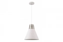 Decor Gianni elegante lâmpada pendente branca com 32 cm de diâmetro 8150