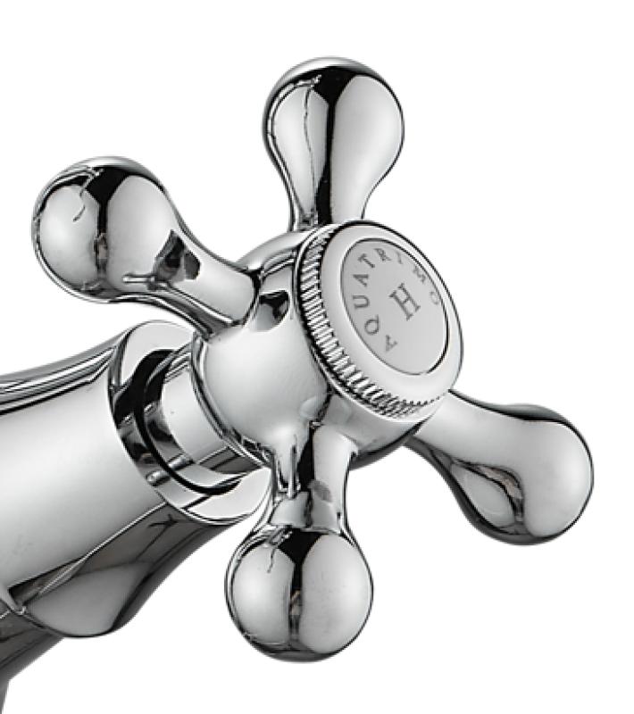 AquaTrimo Windsor classic nostalgic kitchen tap with round spout, chrome 21WS7652CM