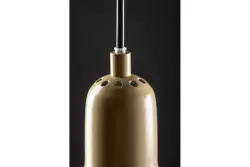 Luminária pendente Decor Etore bege com fio preto 2089