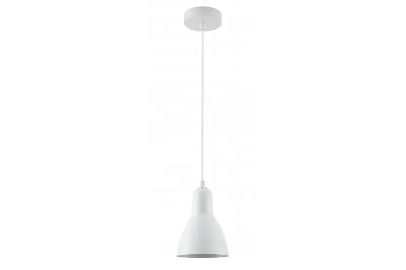 Luminária pendente branca Decor Etore com fio branco 1983