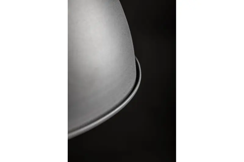 Lâmpada pendente Decor Dante preto fosco com interior branco diâmetro 27,5 cm 2119