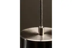 Decor Artemia lâmpada pendente branca com acabamento industrial, diâmetro de 34,5 cm, 2508