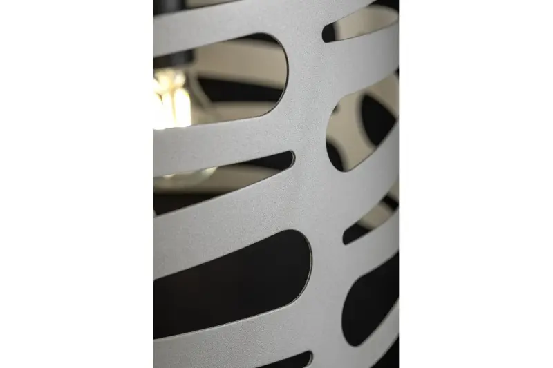 Decor Marisa grey pendant lamp with decorative gaps, max. 3 light sources, diameter 40 cm 2607