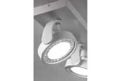 Decor Wally luminária de teto ou de parede branca com cabeça móvel 2 fontes de luz 4373