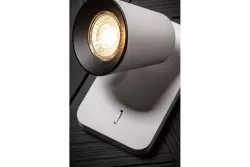 Decor Elli modern white wall lamp with switch and 1 light source 4434