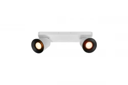 Decor Elli moderna lâmpada de teto branca com 2 fontes de luz 4489