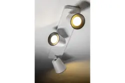 Decor Elli moderna lâmpada de teto branca com 3 fontes de luz 4502