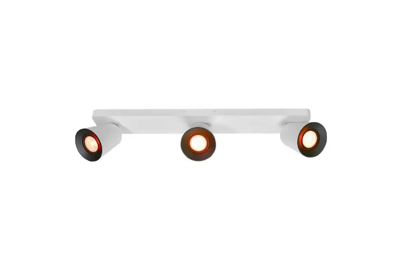 Decor Elli modern white ceiling lamp with 3 light sources 4502