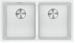 Franke Maris MRG 220-35-35 Fragranite Polar white pia dupla de embutir