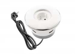 Indux Cover embutido terra fosco branco Tomada com tampa fechável 1208957925