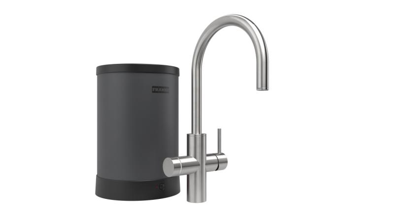 Franke Maris Water Hub Boiler 4L 3-em-1 com Torneira Eletrônica Touch para Água Fervente em Aço Inoxidável com Bypass Waterhub 1208957944