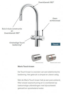 Franke Maris water hub 4L caldeira 3-1 com torneira eletrônica de água fervente Touch preto fosco 160.0702.518