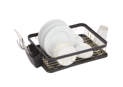 EPKA Dish preto/dourado escorredor de louça aço 43,3x10,5x32cm 1208958249