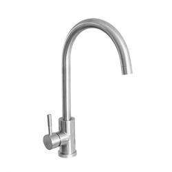 Ausmann Inox Round torneira de cozinha com bica giratória totalmente em aço inoxidável 1208958308