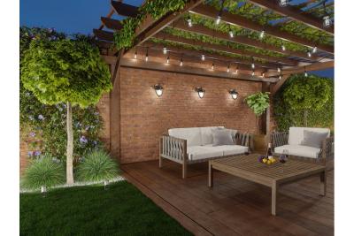 Guirlanda Decorativa para Jardim 10m AC220-240V 50-60Hz 10xE27 2x0 75mm 1208958646