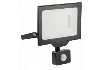 Holofote LED G-TECH com sensor de movimento, 50W, 5000lm, AC220-240V, 50/60 Hz, PF>0,9, RA>80, IP65, 120°, 6000K, preto 1208959179