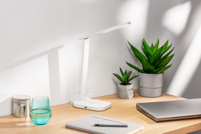 Lâmpada de secretária Decor Gale 8 W 550lm AC220-240V 5-CCT 10 níveis de regulação PF>0 5 RA>80 branco 1208962486