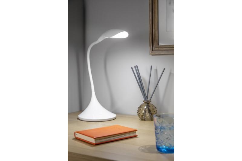 Lâmpada de Mesa Decorativa Halley 8 W 500 lm. AC220-240V 4000K PF>0,5 3 níveis de dimmer PF>0,5 RA>80 branca. 1208962488