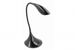 Lâmpada de Mesa Decorativa Halley 8 W 500 lm.AC220-240V 4000K PF>0,5 3 níveis de dimmer PF>0,5 RA>80 preta 1208962489