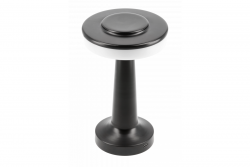 Lâmpada de Mesa Decor Monum 3W 200lm DC 5V 1A 3000 K 3 graus. Regulável com bateria de 1800 mAh, preto. 1208962504