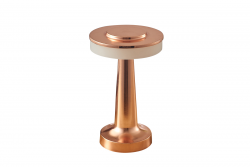Luminária de mesa Decor Monum 3W 200lm DC 5V 1A 3000 K 3 peças Dimerizável bateria 1800 mAh cobre. 1208962506