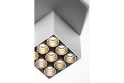 Decoração de luminária LED ARTEMIDA 20W 1920lm AC220-240V 50/60 Hz PF>0,9 Ra≥80 IP20 IK08 4000K 38° quadrada branca. 1208962641