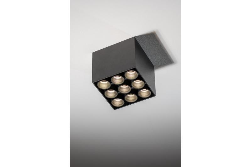 Decor LED fixture ARTEMIDA 20W 1920lm AC220-240V 50/60 Hz PF>0 9 Ra≥80 IP20 IK08 4000K 38° square black 1208962642