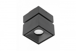 Luminária LED Decor BIANCO 8W 680lm AC220-240V 50/60 Hz PF>0,9 Ra≥80 IP20 IK06 36° 4000K quadrado preto. 1208962670