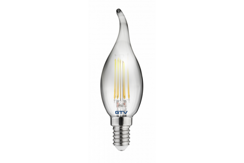 Decorative LED light, FILAMENT, C35L, 27006, E14, 4W, 240lm, AC220-240V/ 50-60Hz, RA>80, 360° 1208962696