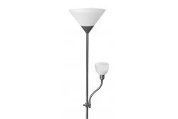 Luminária de chão Decor BENFICA 2 max 60W - E27 max 40W - E14 AC220-240V 50/60Hz cinza. 1208963347