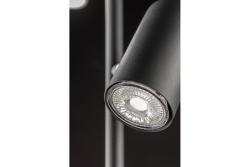 Luminária de chão Decor VENETO IP20 máx. 20W 3 x GU10 preta 1208963349