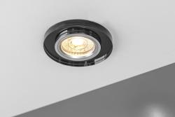 Spot de Teto Decorativo PALACE II IP20 redondo preto. 1208963762