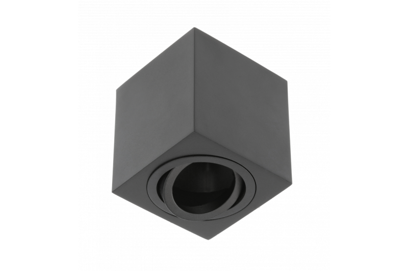 Armatura de Teto Decorativa AVEIRO alumínio 80x80x85mm IP20 máx 20W quadrada preta. 1208963828