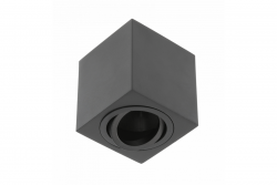 Plafoniera Decorativa AVEIRO BIS alumínio 80x80x90mm IP20 máx 20W quadrado preto. 1208963836