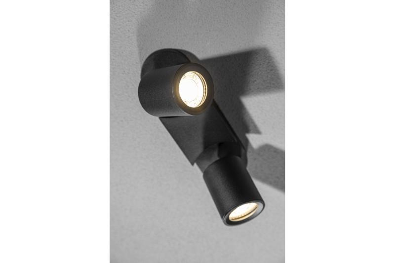 Plafon Decorativo BLINK AC220-240V 50/60 Hz GU10 máx. 20W*2 IP20 duplo preto 1208963842