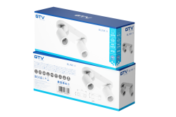 Armatura de Teto Decorativa BLINK II máx. 250V 50/60 Hz GU10 máx. 20W*2 IP20 Branco Duplo 1208963847
