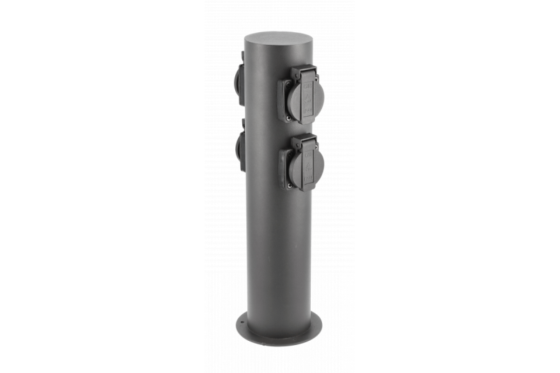 Decor Garden post CORTA-P 36 IP54 AC220-240V 50-60Hz 4*Schucko socket max.3500W post graphite 1208963859