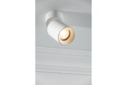 Plafoniera Decorativa FARGO em alumínio 70x160mm IP20 máx 20W redonda branca. 1208963878