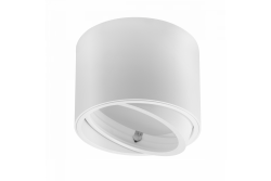Luminária de teto Decor ISUMI com ângulo ajustável, alumínio 130x100 IP20 ES111 GU10 redonda branca. 1208963895