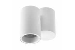 Plafon de Teto Decor LUPO alumínio 11.6x5.6x11.5 IP20 1*GU10 máx. 50W redondo branco. 1208963927