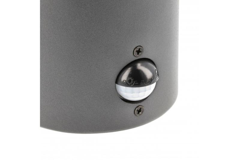 Decor Garden luminaire MEDIO-AU PIR E27 MAX.15W IP54 AC220-240V 50-60Hz top wall lamp graphite 1208963938