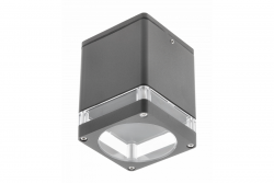 Plafoniera Decorativa RIVEN alum 102x120 IP54 máx 35W quadrado grafite. 1208963983