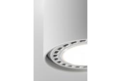Luminária de Teto Decorativa SAKURA alum. 120x85 IP20 ES111 GU10 redonda branca. 1208963990