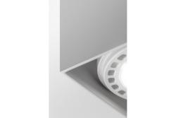 Armatura de Teto Decorativa SAKURA alum. 120x120x85 IP20 ES111 GU10 quadrada branca 1208963992