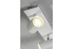 Armatura de Teto Decorativa VENETO IP20 máx. 20W 2 x GU10 redonda branca. 1208964037