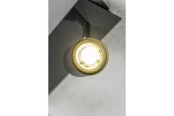 Armatura de Teto Decorativa VENETO IP20 máx. 20W 2 x GU10 redonda preta. 1208964038