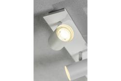 Armatura de Teto Decorativa VENETO IP20 máx. 20W 3 x GU10 redonda branca. 1208964039