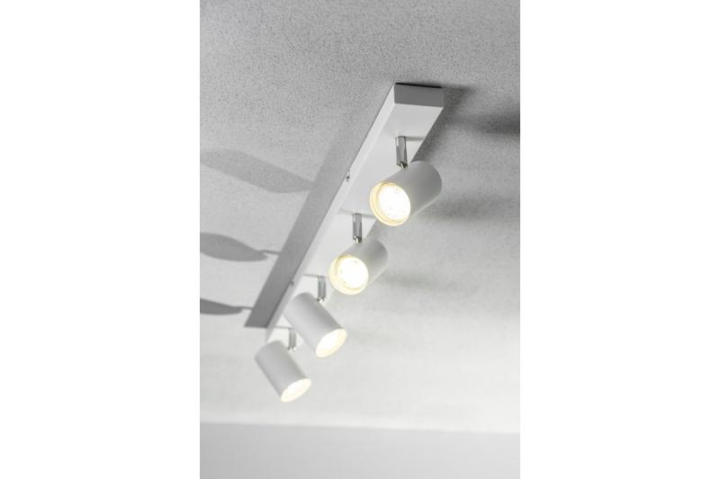 Decor Ceiling luminaire VENETO IP20 max. 20W 4 x GU10 round white 1208964041