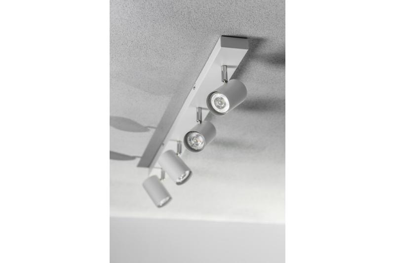 Decor Ceiling luminaire VENETO IP20 max. 20W 4 x GU10 round white 1208964041