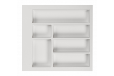 Decor Cutle Bandeja para Talheres Inserção para Gaveta de Cozinha 500 Branco 1208966375